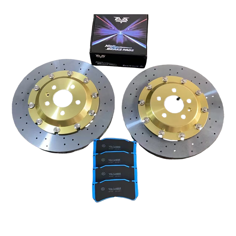Carbon Ceramic Brake Dischydraulic Rotor 2 Piece Floating Brake Disc for Gtr35 Ceramic Brake Rotor